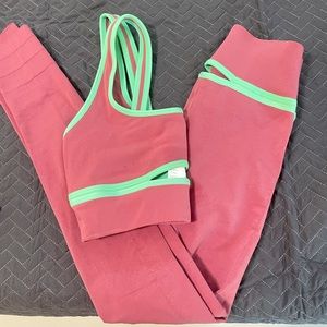 Fabletic pair of sports bra and leggings